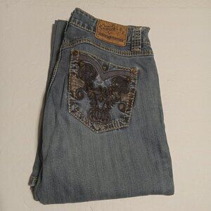 Cowgirl Up Don't Fence Me In Studded Women's Jeans